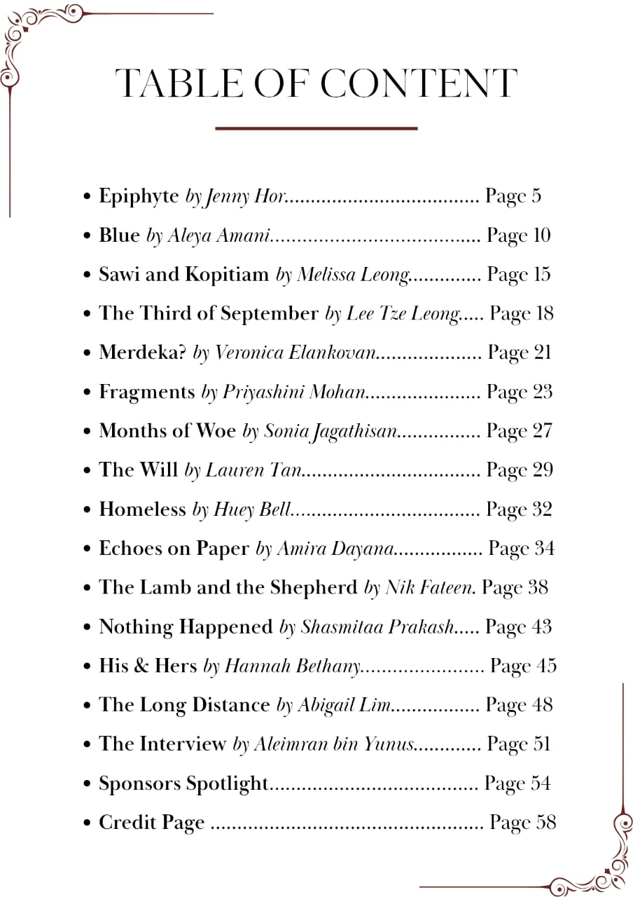 Table of Contents
